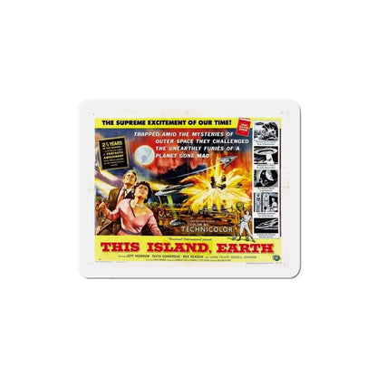 This Island Earth 1955 v2 Movie Poster Refrigerator Magnet 6 Inch - The Sticker Space