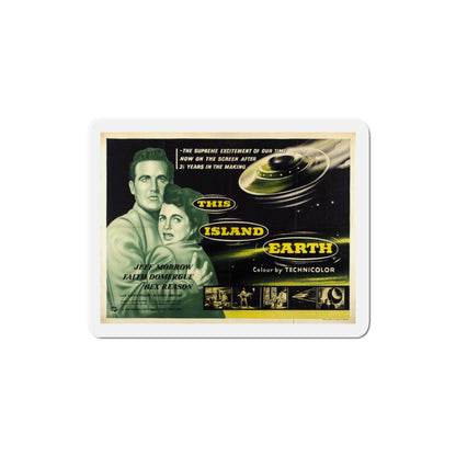 This Island Earth 1955 v3 Movie Poster Die-Cut Magnet-3 Inch-The Sticker Space