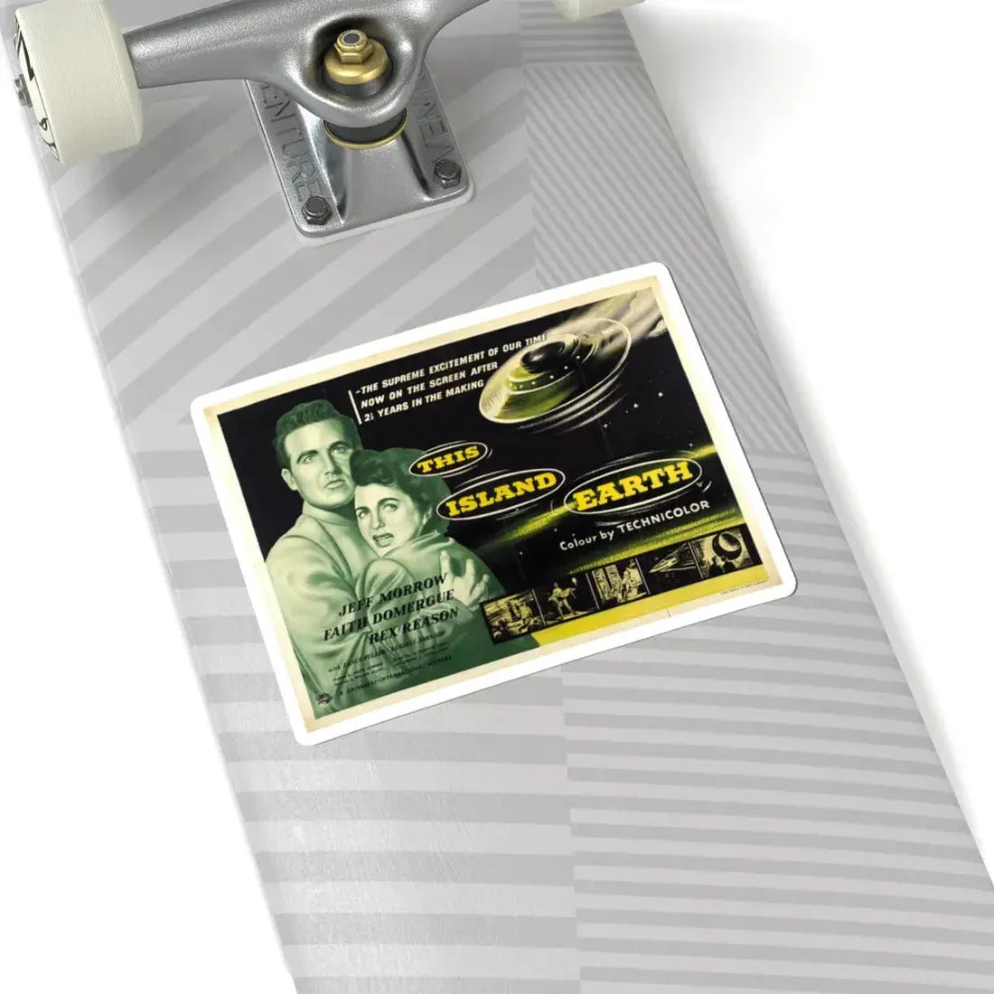 This Island Earth 1955 v3 Movie Poster - STICKER Vinyl Kiss-Cut Decal - The Sticker Space