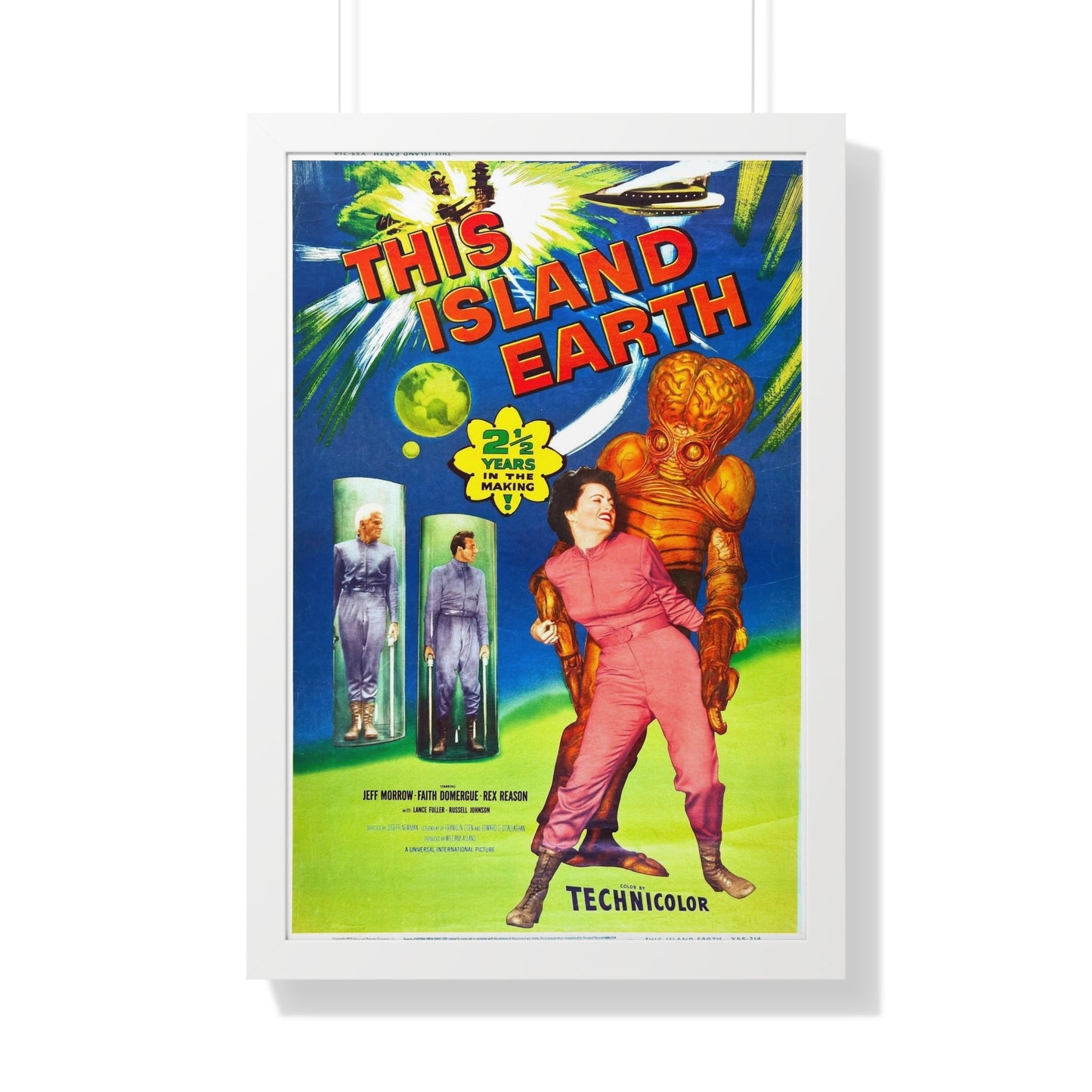 THIS ISLAND EARTH (2) 1955 - Framed Movie Poster-20" x 30"-The Sticker Space