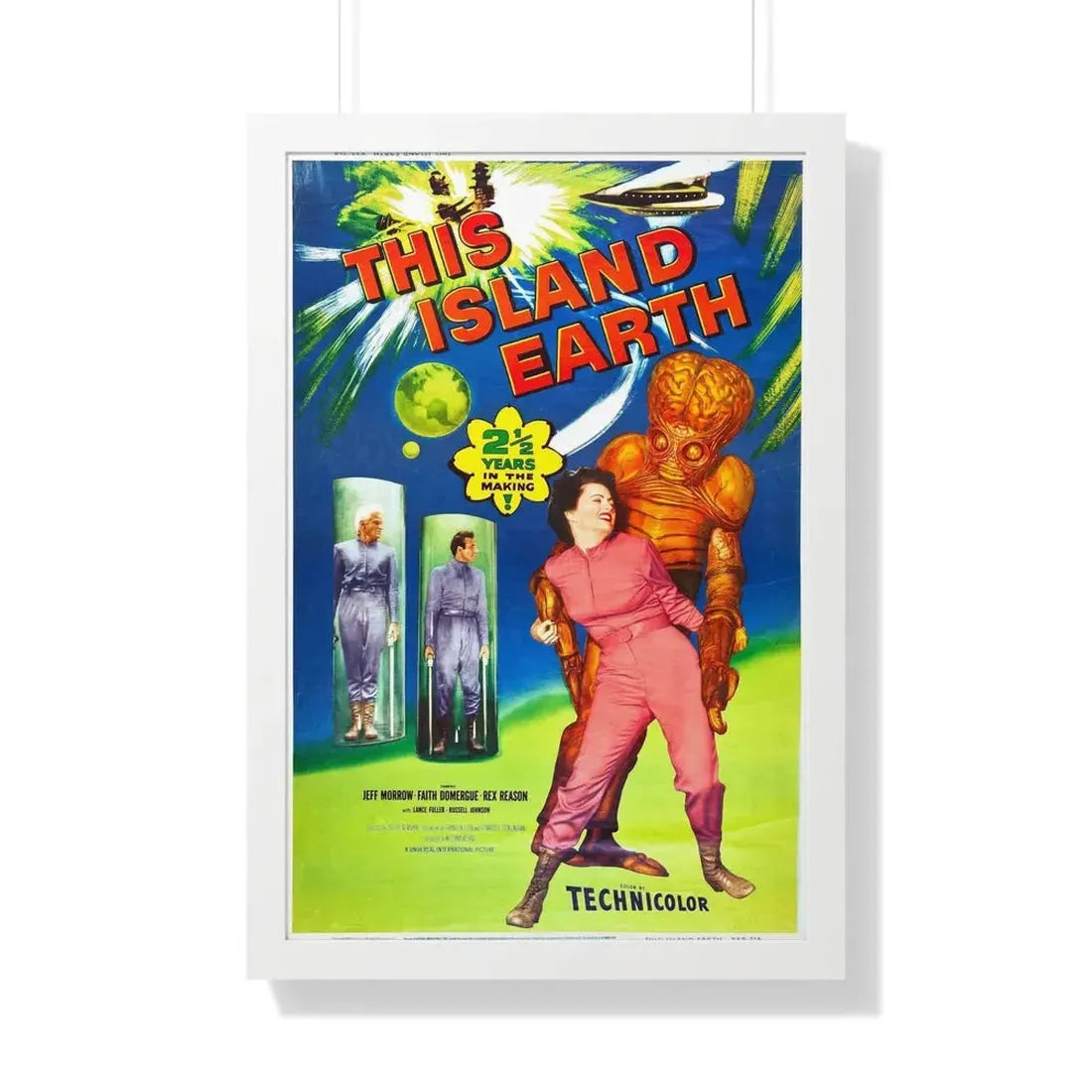 THIS ISLAND EARTH (2) 1955 - Framed Movie Poster 20" x 30" White - The Sticker Space