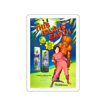 THIS ISLAND EARTH (2) 1955 Movie Poster STICKER Vinyl Die-Cut Decal-White-The Sticker Space