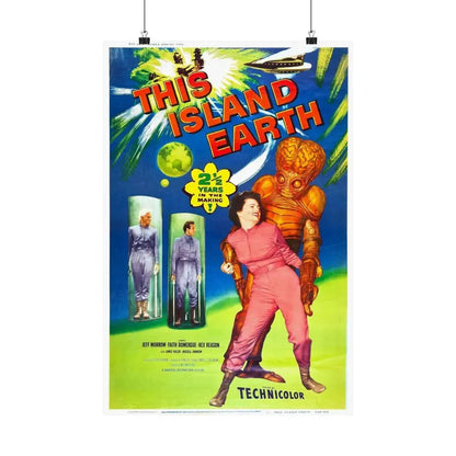 THIS ISLAND EARTH (2) 1955 - Paper Movie Poster 16″ x 24″ Matte - The Sticker Space