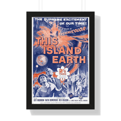 THIS ISLAND EARTH (3) 1955 - Framed Movie Poster-16″ x 24″-The Sticker Space