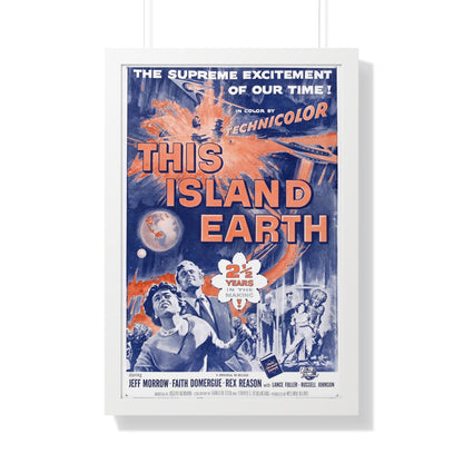 THIS ISLAND EARTH (3) 1955 - Framed Movie Poster-20" x 30"-The Sticker Space