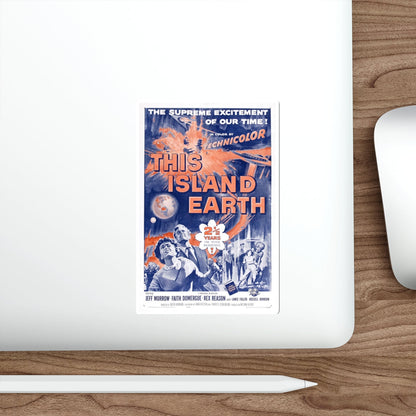 THIS ISLAND EARTH (3) 1955 Movie Poster STICKER Vinyl Die-Cut Decal-The Sticker Space