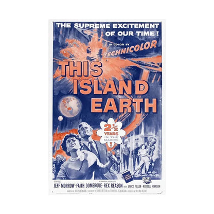 THIS ISLAND EARTH (3) 1955 - Paper Movie Poster - The Sticker Space