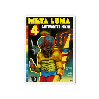 THIS ISLAND EARTH (GERMAN) 1955 Movie Poster - Refrigerator Magnet 4 Inch Die-Cut - The Sticker Space