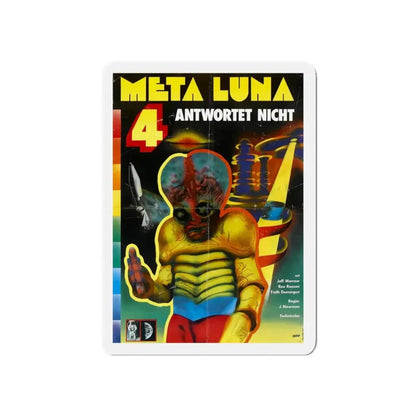 THIS ISLAND EARTH (GERMAN) 1955 Movie Poster - Refrigerator Magnet 5 Inch Die-Cut - The Sticker Space