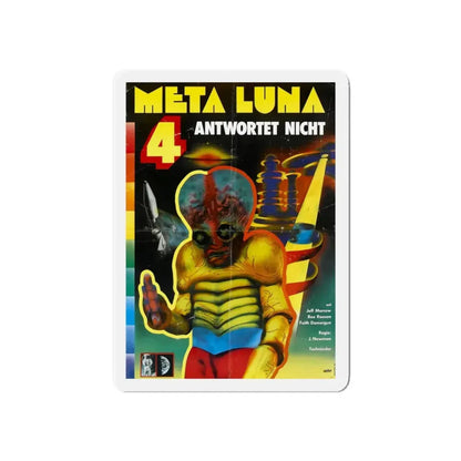 THIS ISLAND EARTH (GERMAN) 1955 Movie Poster - Refrigerator Magnet 6 Inch Die-Cut - The Sticker Space