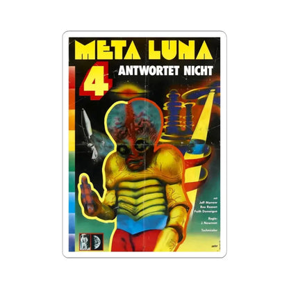 THIS ISLAND EARTH (GERMAN) 1955 Movie Poster - STICKER Vinyl Kiss-Cut Decal 3 Inch White - The Sticker Space