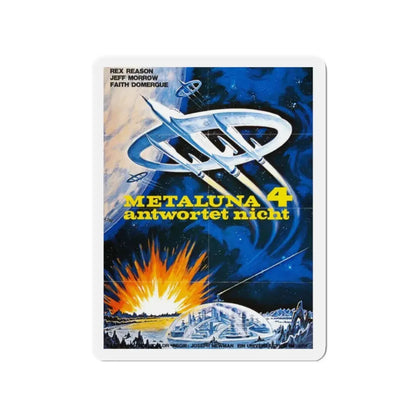 THIS ISLAND EARTH (GERMAN 2) 1955 Movie Poster - Refrigerator Magnet 2 Inch Die-Cut - The Sticker Space