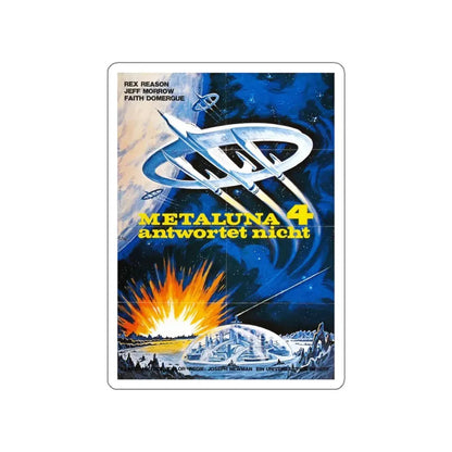 THIS ISLAND EARTH (GERMAN 2) 1955 Movie Poster STICKER Vinyl Die-Cut Decal 4 Inch - The Sticker Space