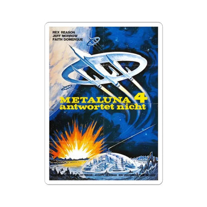 THIS ISLAND EARTH (GERMAN 2) 1955 Movie Poster - STICKER Vinyl Kiss-Cut Decal 2 Inch White - The Sticker Space