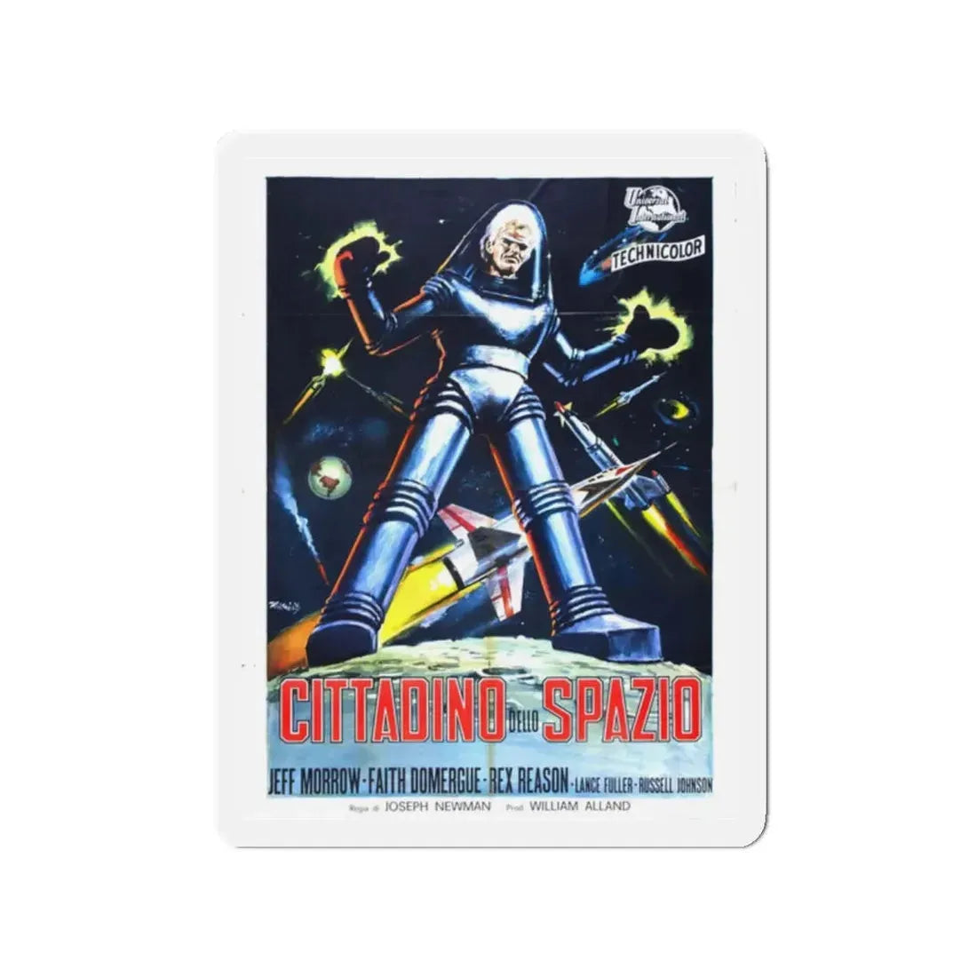 THIS ISLAND EARTH (ITALIAN) 1955 Movie Poster - Refrigerator Magnet 2 Inch - The Sticker Space