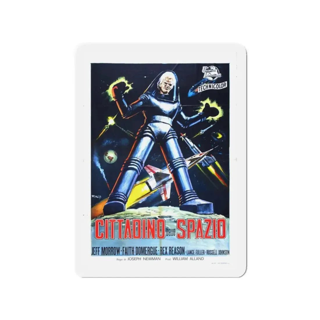 THIS ISLAND EARTH (ITALIAN) 1955 Movie Poster - Refrigerator Magnet 3 Inch - The Sticker Space