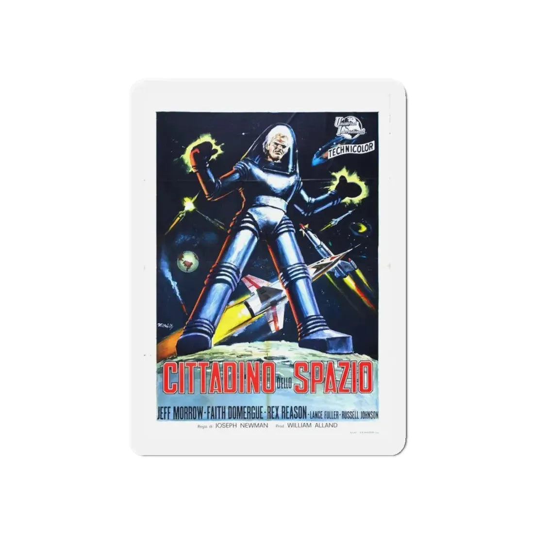 THIS ISLAND EARTH (ITALIAN) 1955 Movie Poster - Refrigerator Magnet 5 Inch - The Sticker Space