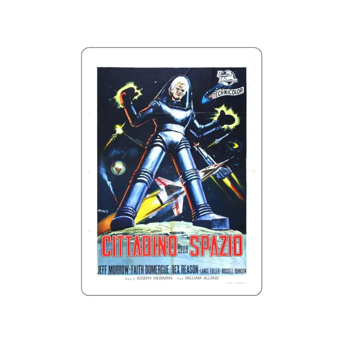 THIS ISLAND EARTH (ITALIAN) 1955 Movie Poster STICKER Vinyl Die-Cut Decal 5 Inch - The Sticker Space