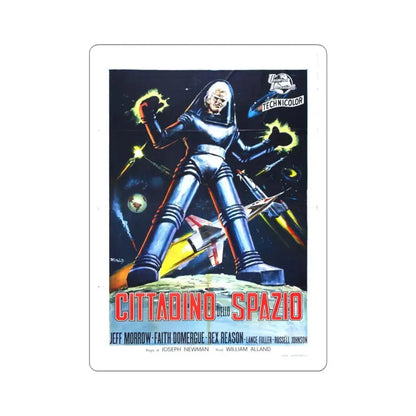 THIS ISLAND EARTH (ITALIAN) 1955 Movie Poster - STICKER Vinyl Kiss-Cut Decal 4 Inch White - The Sticker Space