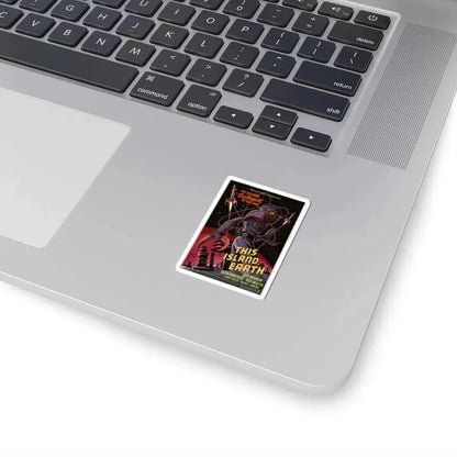 THIS ISLAND EARTH (MONDO) 1955 Movie Poster - STICKER Vinyl Kiss-Cut Decal - The Sticker Space