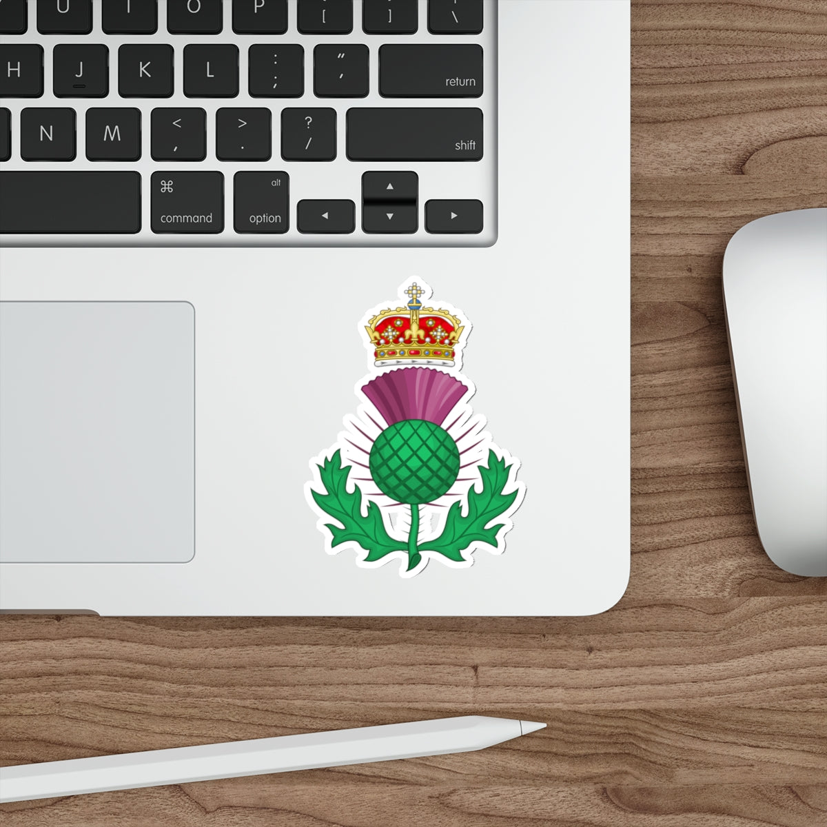 Thistle Royal Badge of Scotland STICKER Vinyl Die-Cut Decal-The Sticker Space