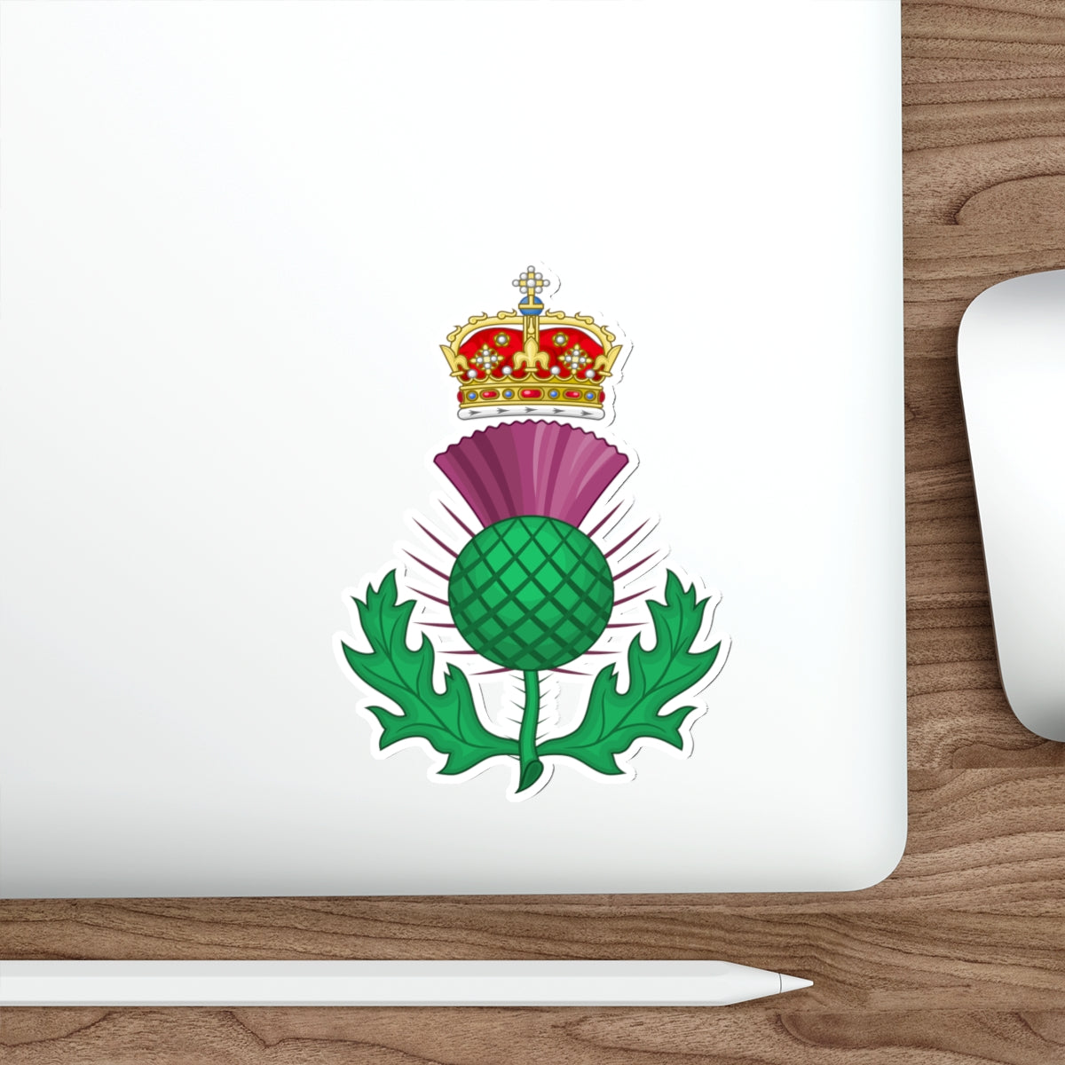 Thistle Royal Badge of Scotland STICKER Vinyl Die-Cut Decal-The Sticker Space