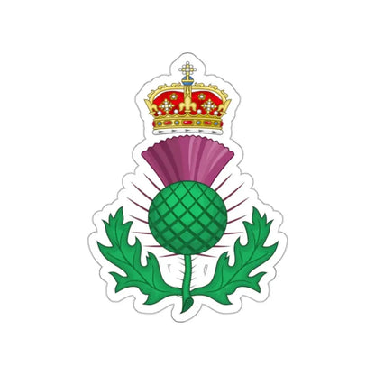 Thistle Royal Badge of Scotland STICKER Vinyl Die-Cut Decal 2 Inch - The Sticker Space