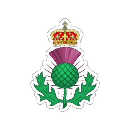 Thistle Royal Badge of Scotland STICKER Vinyl Die-Cut Decal 6 Inch - The Sticker Space