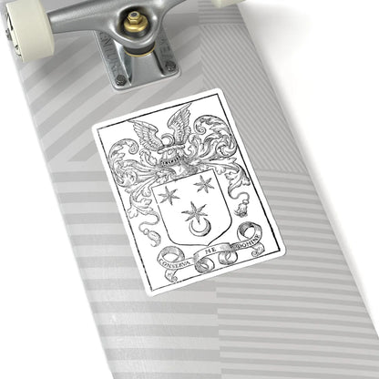 Thomas Bateman arms (England) (Coat of Arms) STICKER Vinyl Kiss-Cut Decal - The Sticker Space