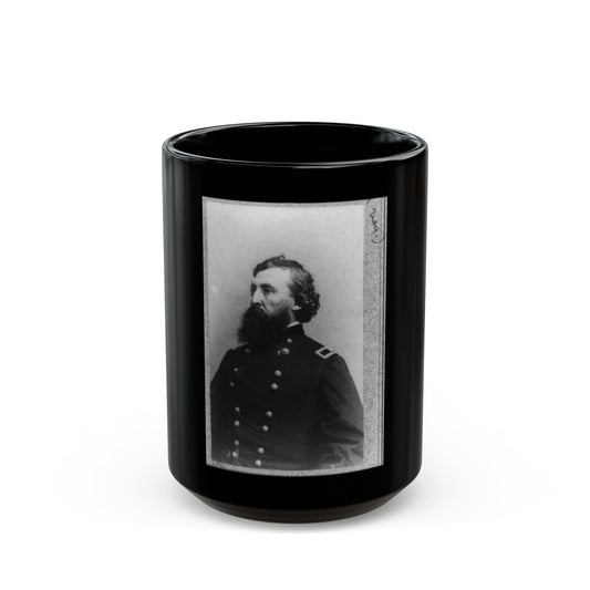 Thomas K. Smith, Half-Length Portrait, Facing Left (U.S. Civil War) Black Coffee Mug-15oz-The Sticker Space