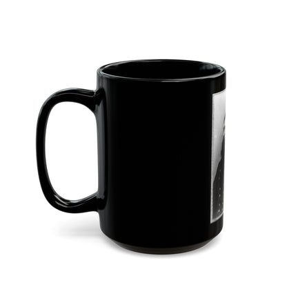 Thomas K. Smith, Half-Length Portrait, Facing Left (U.S. Civil War) Black Coffee Mug-The Sticker Space