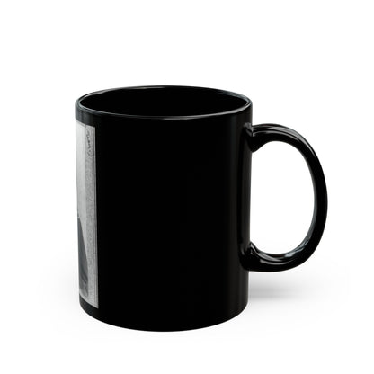 Thomas K. Smith, Half-Length Portrait, Facing Left (U.S. Civil War) Black Coffee Mug-The Sticker Space