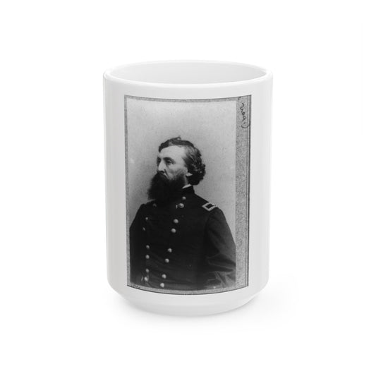 Thomas K. Smith, Half-Length Portrait, Facing Left (U.S. Civil War) White Coffee Mug-15oz-The Sticker Space