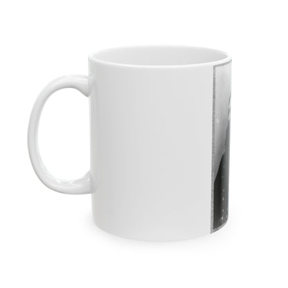 Thomas K. Smith, Half-Length Portrait, Facing Left (U.S. Civil War) White Coffee Mug-The Sticker Space