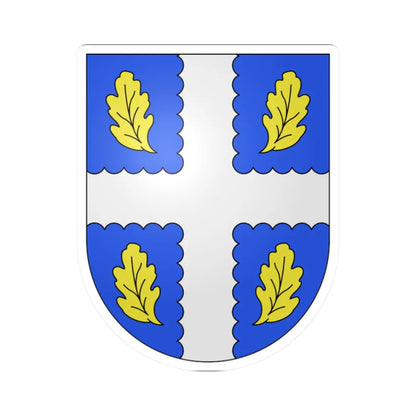 Thonex-coat of arms (Switzerland) (Coat of Arms) STICKER Vinyl Kiss-Cut Decal 2 Inch White - The Sticker Space