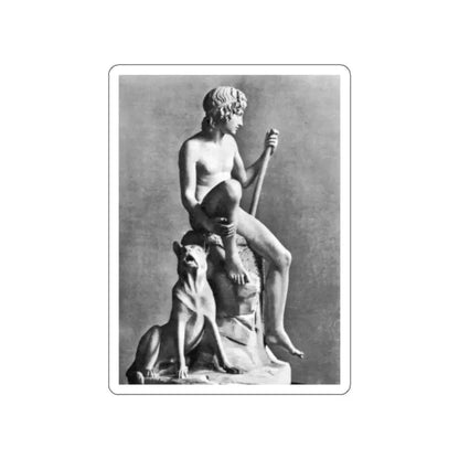 THORVALDSEN, Berthel - Shepherd Boy (Artwork) STICKER Vinyl Die-Cut Decal White Die-Cut 2 Inch - The Sticker Space