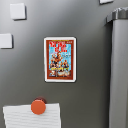 THOU SHALL NOT KILL BUT ONCE 1975 Movie Poster - Refrigerator Magnet-The Sticker Space