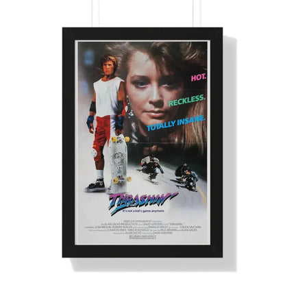 THRASHIN' 1986 - Framed Movie Poster 16″ x 24″ Black - The Sticker Space