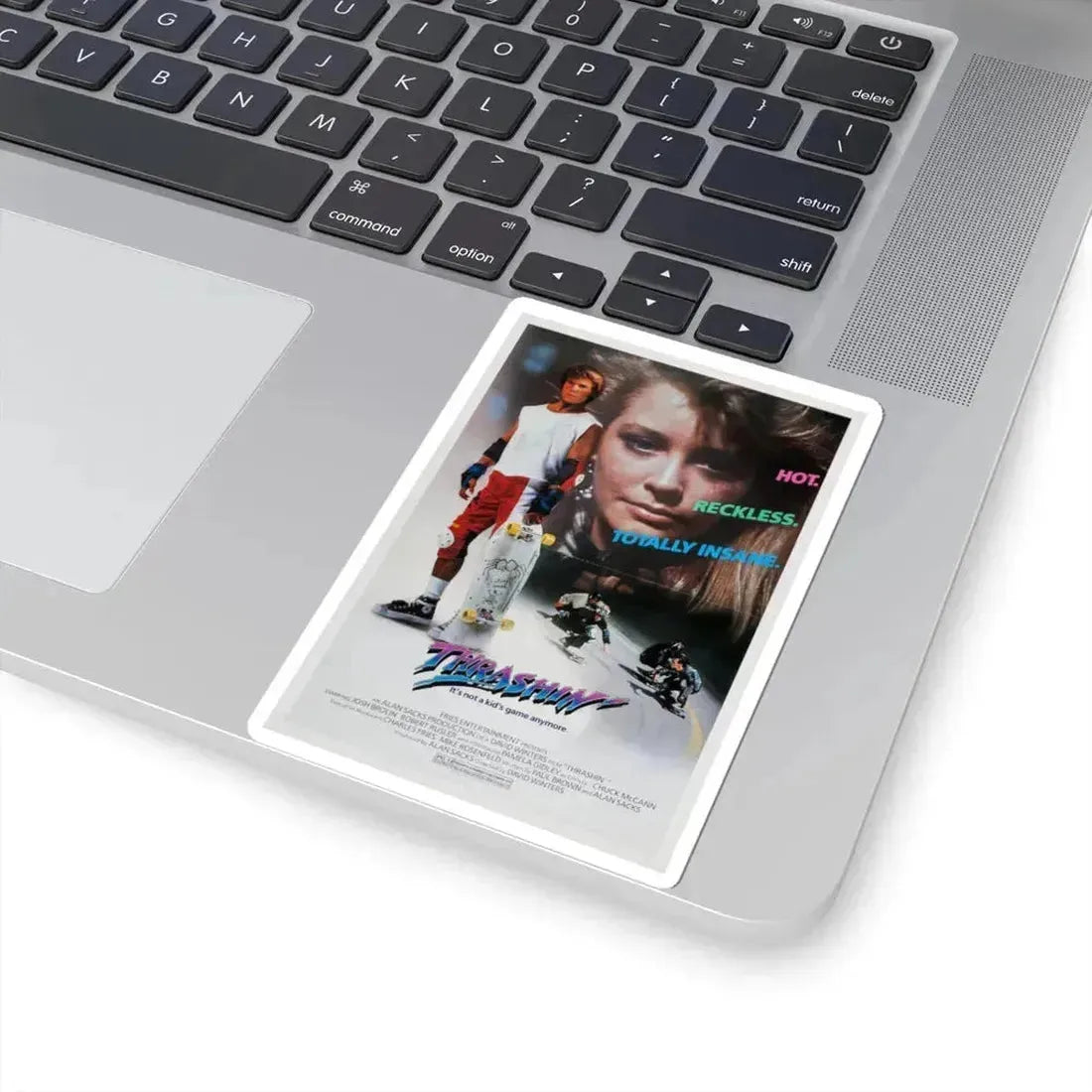 THRASHIN' 1986 Movie Poster - STICKER Vinyl Kiss-Cut Decal - The Sticker Space