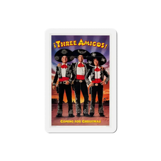 Three Amigos 1986 Movie Poster Refrigerator Magnet 2 Inch - The Sticker Space