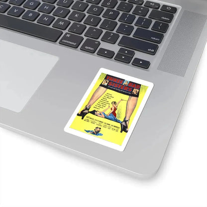 THREE BAD SISTERS 1956 Movie Poster - STICKER Vinyl Kiss-Cut Decal - The Sticker Space