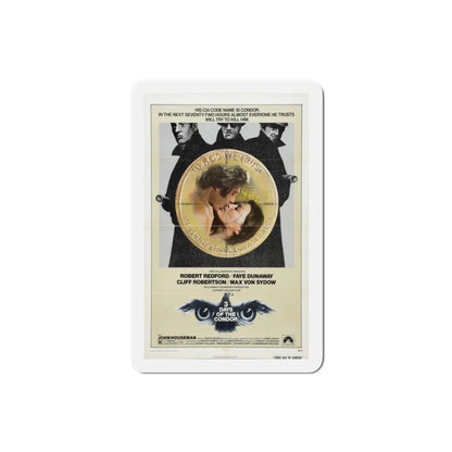 Three Days of the Condor 1975 Movie Poster Refrigerator Magnet 2 Inch - The Sticker Space
