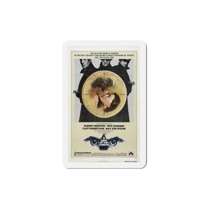 Three Days of the Condor 1975 Movie Poster Refrigerator Magnet 3 Inch - The Sticker Space