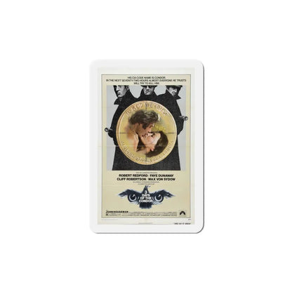 Three Days of the Condor 1975 Movie Poster Refrigerator Magnet 5 Inch - The Sticker Space