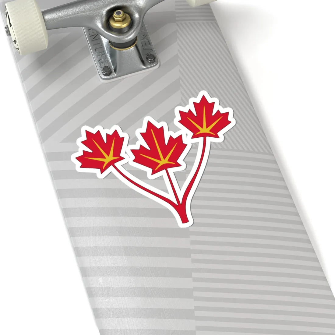 Three maple leaves of Canada (Canada) (Coat of Arms) STICKER Vinyl Kiss-Cut Decal - The Sticker Space