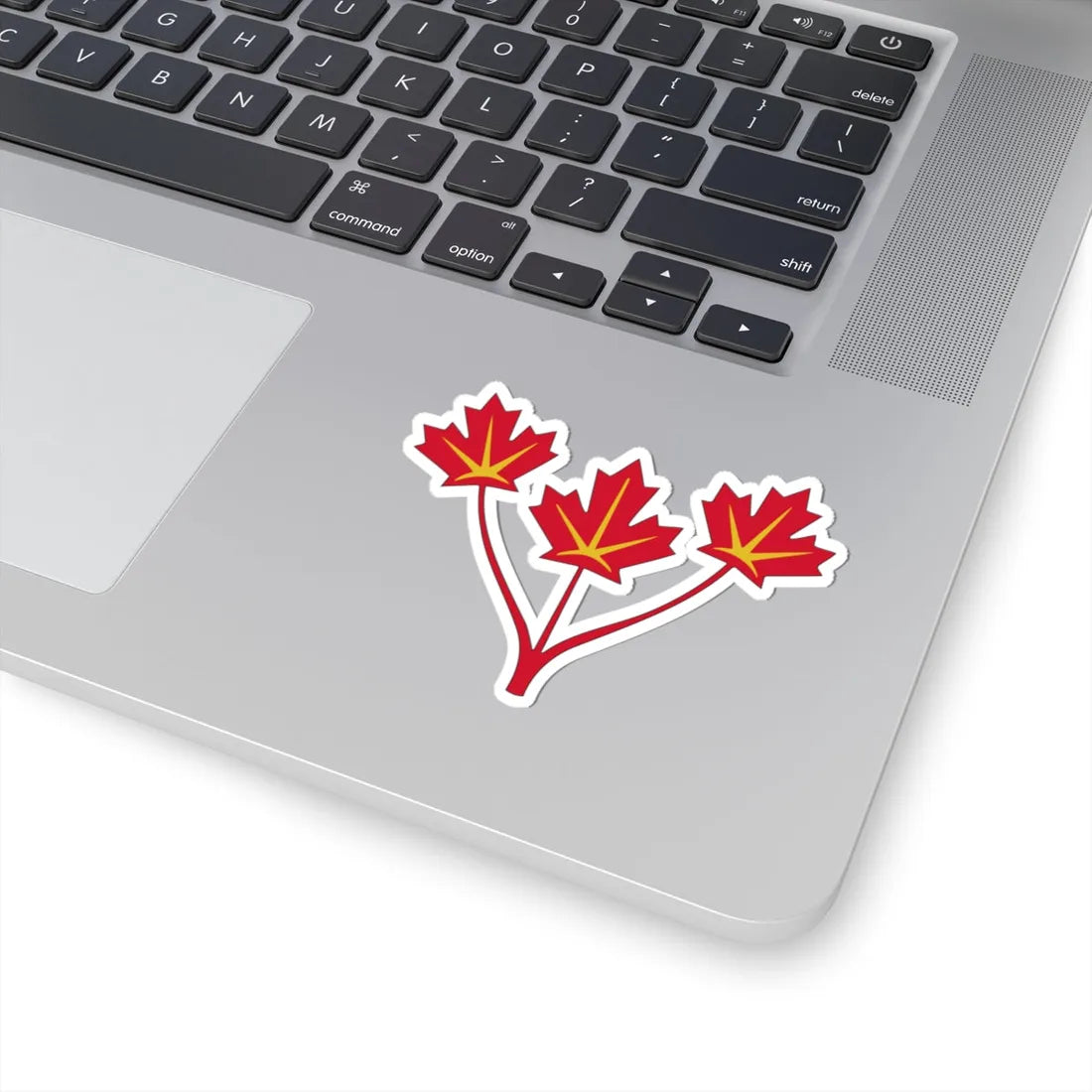 Three maple leaves of Canada (Canada) (Coat of Arms) STICKER Vinyl Kiss-Cut Decal - The Sticker Space