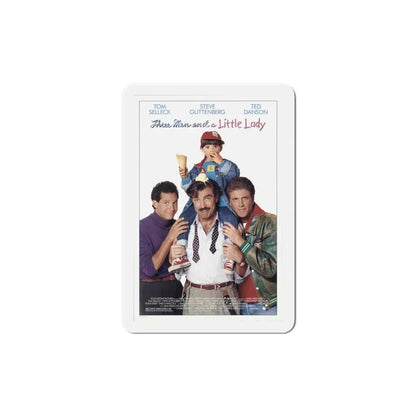 Three Men and a Little Lady 1990 Movie Poster Refrigerator Magnet 6 Inch - The Sticker Space