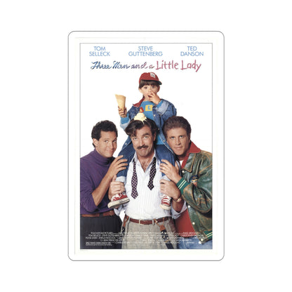 Three Men and a Little Lady 1990 Movie Poster STICKER Vinyl Die-Cut Decal-4 Inch-The Sticker Space