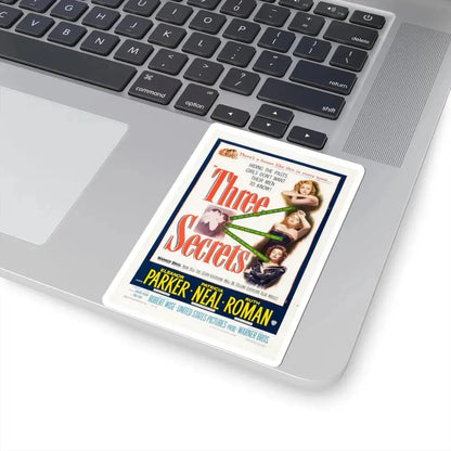 Three Secrets 1950 Movie Poster - STICKER Vinyl Kiss-Cut Decal - The Sticker Space