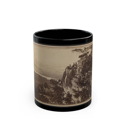 Three Unidentified Soldiers At Point Lookout, Tennessee (U.S. Civil War) Black Coffee Mug-11oz-The Sticker Space